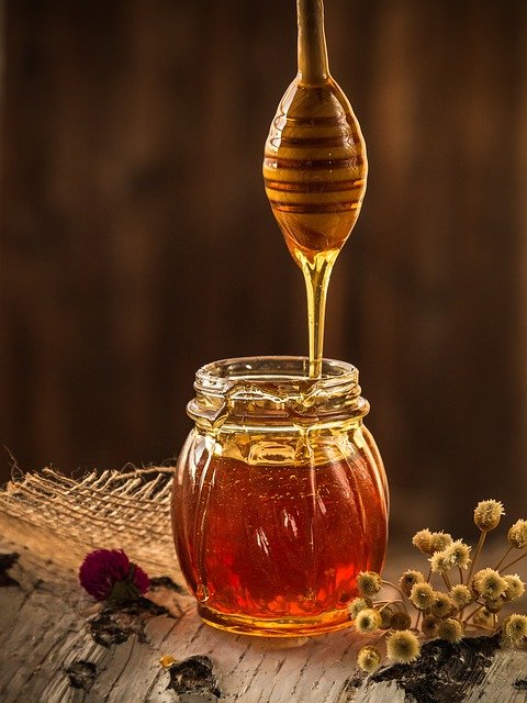 sklenice medu